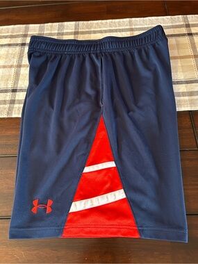 Under Armour Navy and Red Men's Athletic Shorts